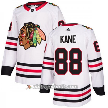 Dame Ishockey Chicago Blackhawks Tröja Patrick Kane 88 Adidas 2017-2018 Vit Authentic